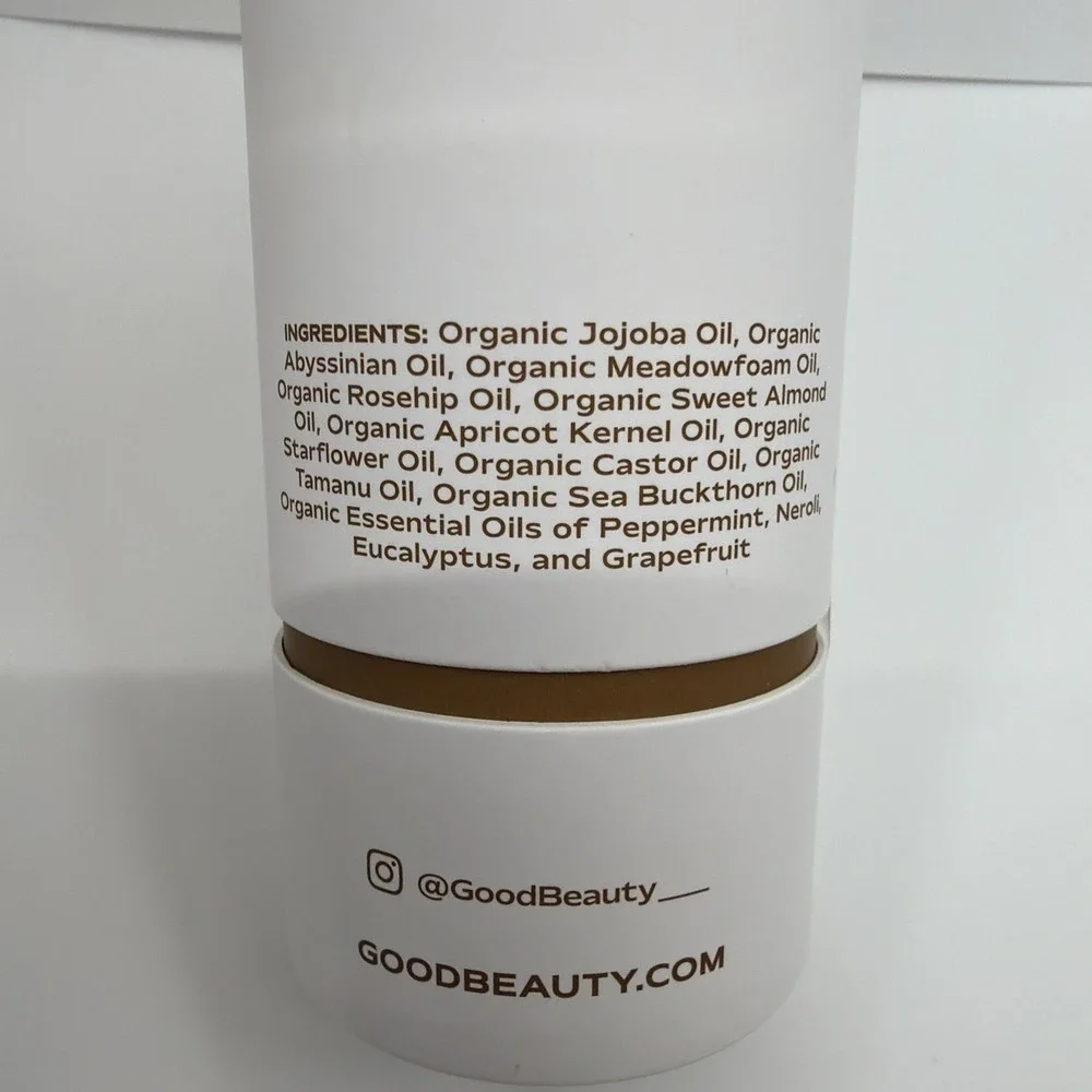 good BEAUTY Cleansing Oil 4oz Full Size Organic Refreshing Cleanser Organic New